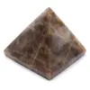 Microcline stone pyramid from Madagascar - 0