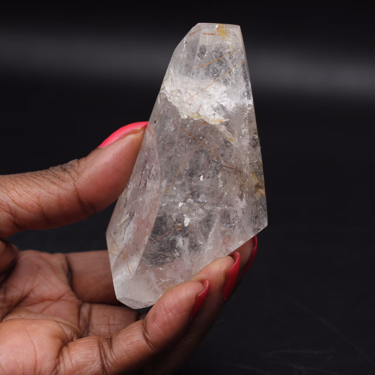 Rutile-included quartz