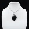 Black tourmaline pendant - 0
