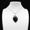 Black tourmaline pendant - 2