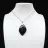 Black tourmaline pendant