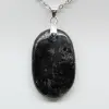 Black tourmaline pendant - 1