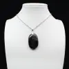 Black tourmaline pendant - 0