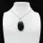 Black tourmaline pendant
