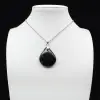 Black tourmaline pendant - 0
