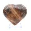 Black Microcline Heart - 1