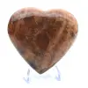 Microcline Moonstone Heart - 1