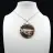 Round Orbicular Jasper Pendant