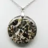 Round Orbicular Jasper Pendant - 2