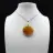 Carnelian drop pendant