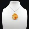 Carnelian drop pendant - 0