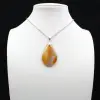 Carnelian drop pendant - 0