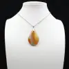 Carnelian drop pendant - 1