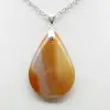 Carnelian drop pendant - 2