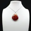 Carnelian drop pendant - 0