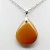Carnelian drop pendant - 2