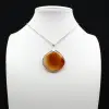 Carnelian drop pendant - 1