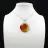 Carnelian drop pendant
