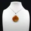 Carnelian drop pendant - 0