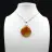 Carnelian drop pendant