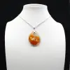 Carnelian drop pendant - 0