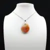 Carnelian drop pendant - 1