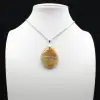 Carnelian drop pendant - 0