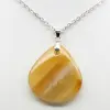 Carnelian drop pendant - 2