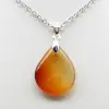 Carnelian drop pendant - 2