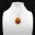 Carnelian drop pendant — 5