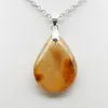 Carnelian drop pendant - 2
