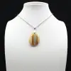 Carnelian drop pendant - 1