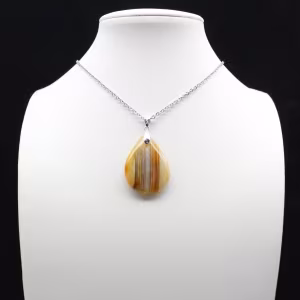 Carnelian drop pendant