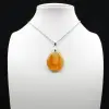 Carnelian drop pendant - 1