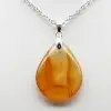 Carnelian drop pendant - 2