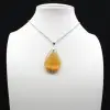 Carnelian drop pendant - 0