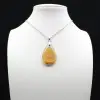 Carnelian drop pendant - 1