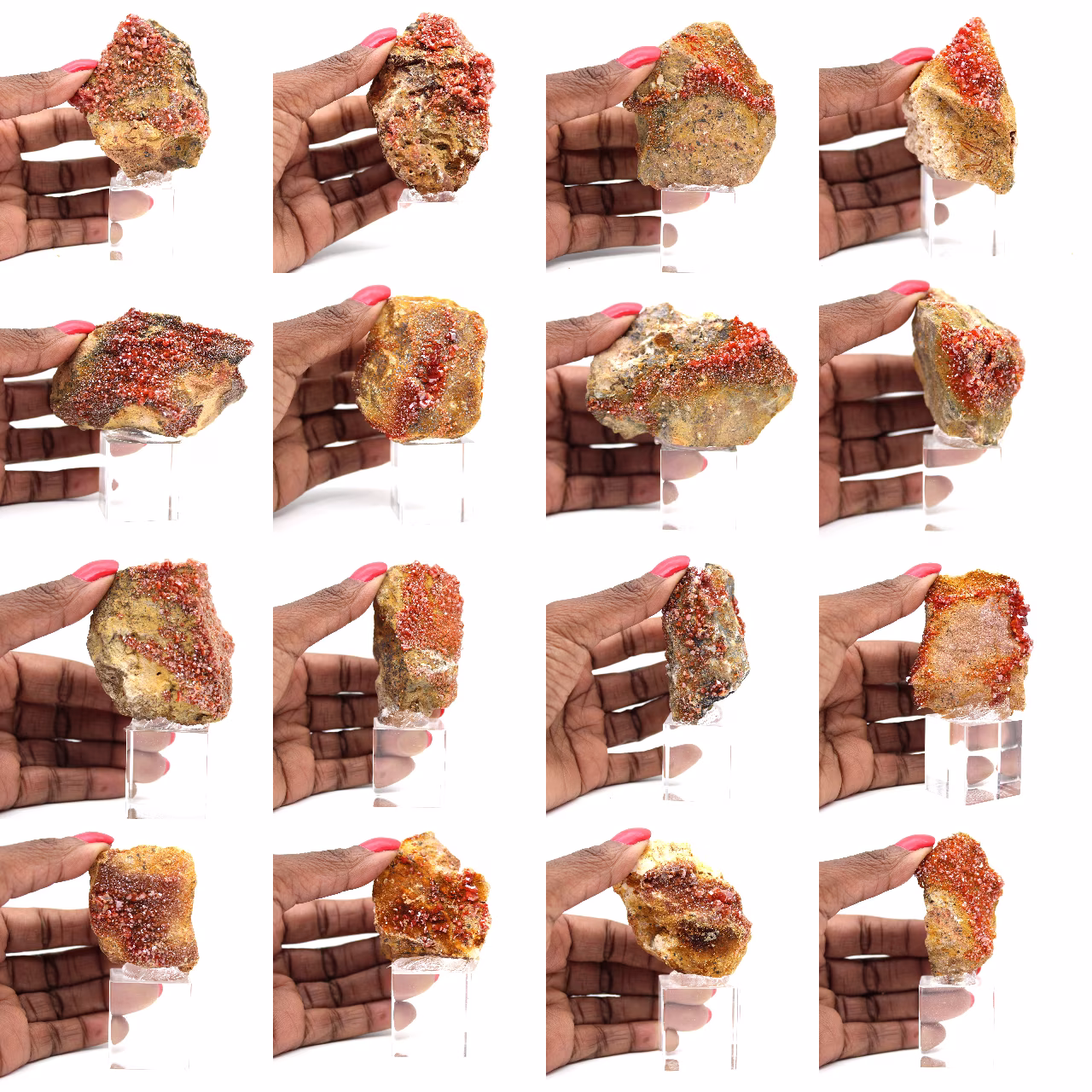 Vanadinite Stone Crystals