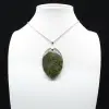 Green Opal Oval Pendant - 0