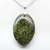 Green Opal Oval Pendant - 2