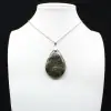 Green Opal Drop Pendant - 0