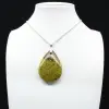 Green Opal Drop Pendant - 0