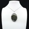 Green Opal Oval Pendant - 0