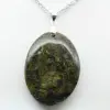 Green Opal Oval Pendant - 2