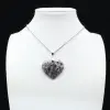 Lepidolite Heart Pendant - 0