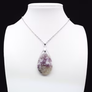 Lepidolite Drop Pendant