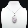 Lepidolite Oval Pendant - 0