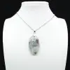 Lepidolite Oval Pendant - 0