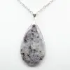 Lepidolite Drop Pendant - 2