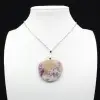 Lepidolite Round Pendant - 0
